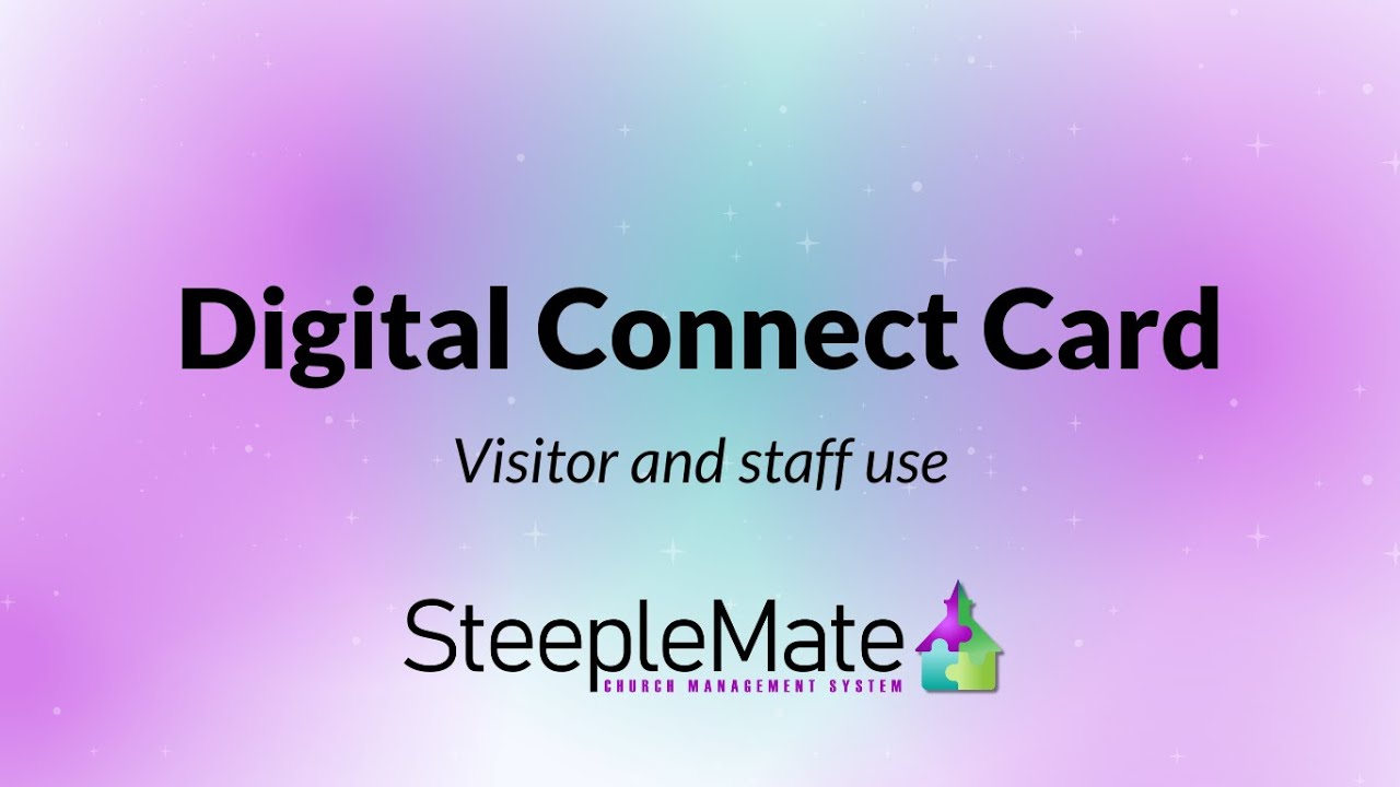 Digital Guest Connect Card - Visitor access and staff use