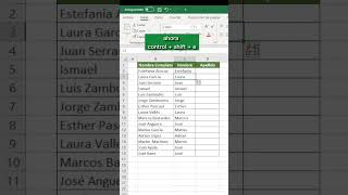 TRUCOS de EXCEL #excel #superexcel #shorts #excelgratis