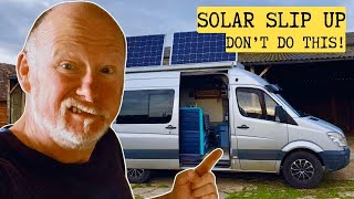 Solar Panels in Winter: The One Mistake That'll Kill Your Van Power