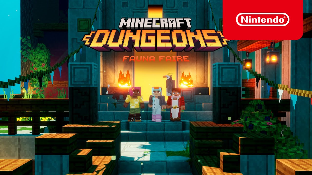 Nintendo Jeu Switch Minecraft Dungeons Ultimate Edition Multicolore