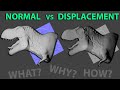 Normal Map vs Displacement Map