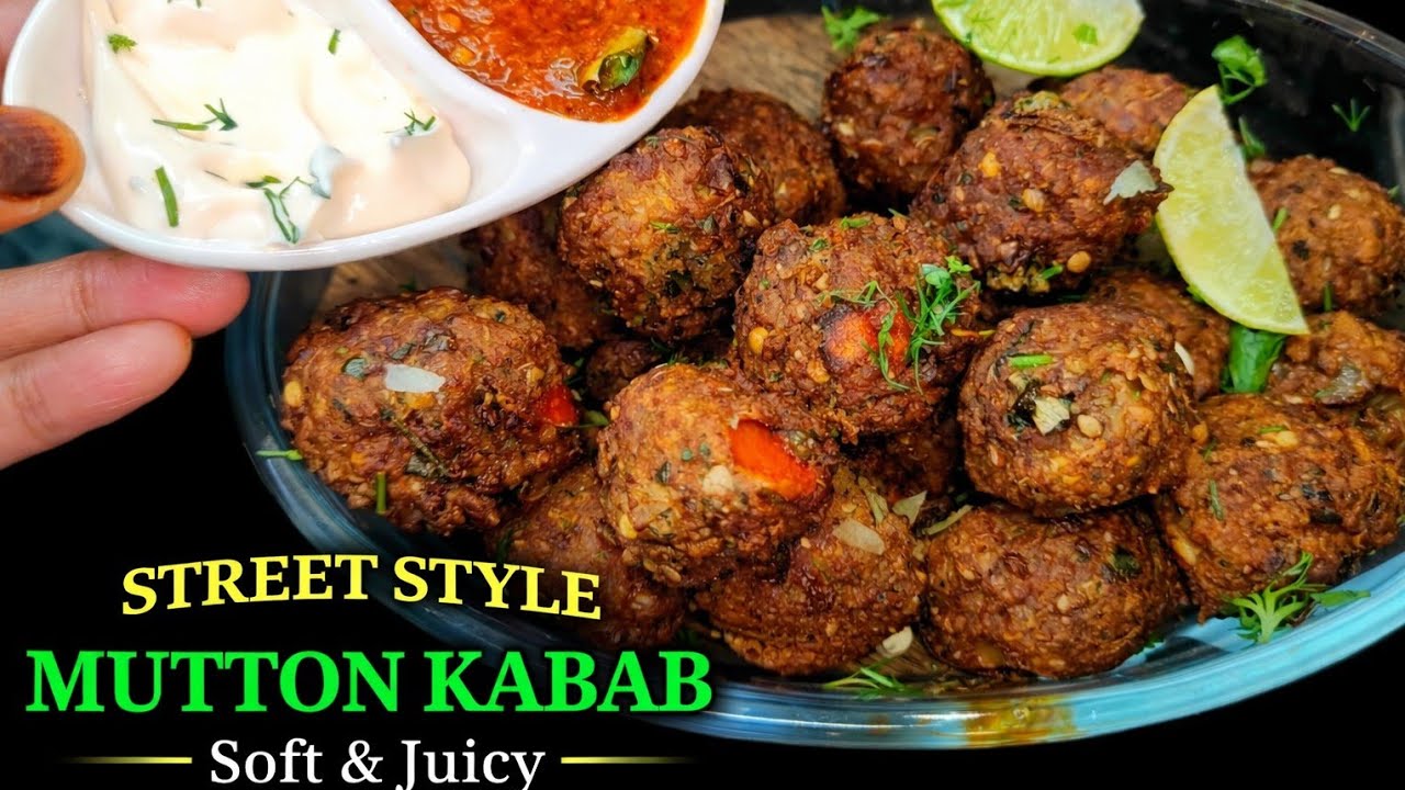 Street Style Mutton Kabab Recipe | Soft Juicy Kabab for Iftar | MBA Cooking