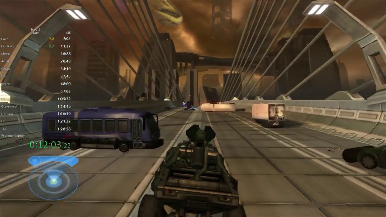 jumping a car Halo 2 Easy - Full Game in 1:27:14