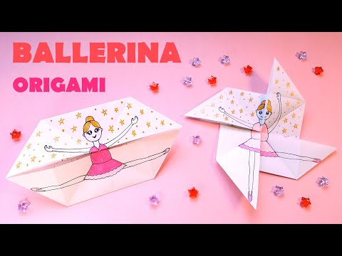 Балерина оригами схема