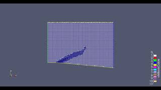 Prandtl Meyer Expansion Fan | CONVERGE CFD | Mesh Animation | Case 2A