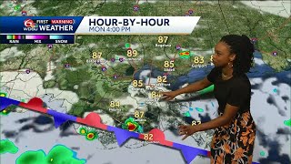 Mostly dry with a few spotty showers for Labor Day in New Orleans