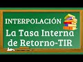 Cálculo de la TIR (Tasa Interna de Retorno)