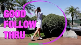 Good Follow Through - Golf with Michele Low