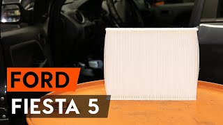Come cambiare Filtro abitacolo FORD FIESTA V (JH_, JD_) - video tutorial