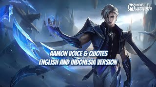 Aamon Voice and Quotes Mobile Legends (English And Indonesia)