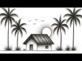 how to draw prakrtik house drawing |prakrtik house drawing |drawing |prakrtik drawing kaise banaye