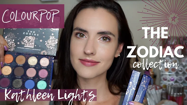 ColourPop + Kathleen Lights The Zodiac Collection | Swatches + Demos of Everything!