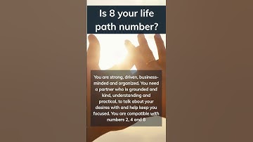 Is 8 your life path number? #numerologylifepath #shortsvideo #shorts #love #numerology