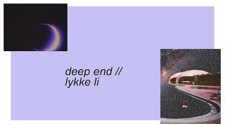 deep end || lykke li lyrics