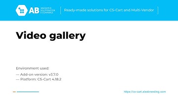 Update of "Video gallery of the product" add-on v3.7.0 for CS-Cart and Multi-Vendor