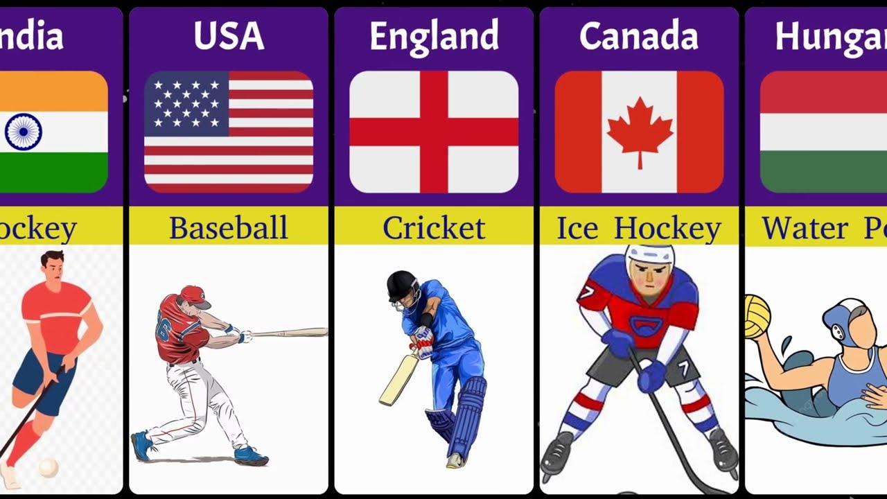 National Games From Different Countries Comparison By O&M Facts
