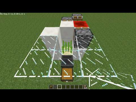 როგორ გავაკეთეთოთ ავტომატური შაქრის ლერწმის ფერმა Minecraft ში !!!