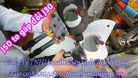 KÌM CẮT CÁP NHÔNG J50 VÀ DAO RỌC CÁP PG-5 CHỊ HOÀI PHAN THIẾT
