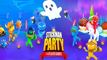 Stickman Party 1 2 3 4 Player - All Levels New UPDATE Satisfying Gameplay Walkthrough Android APK zk