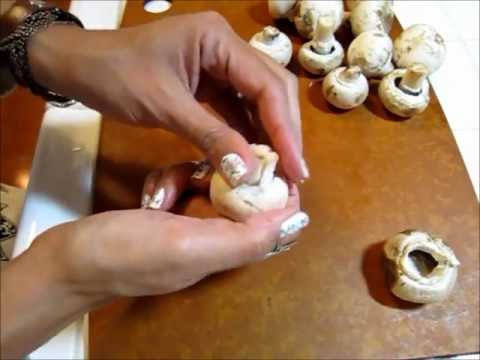 how-to-make-stuffed-mushrooms-healthier---party-food-recipes