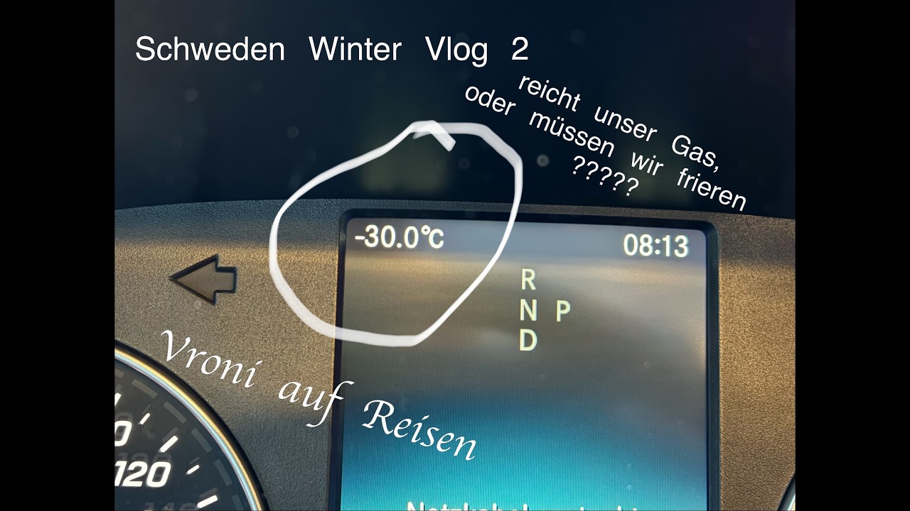 Schweden im Winter mit dem Wohnmobil, Jokkmokk Samenmarkt, Rentierrennen, reicht unser Gas🥶