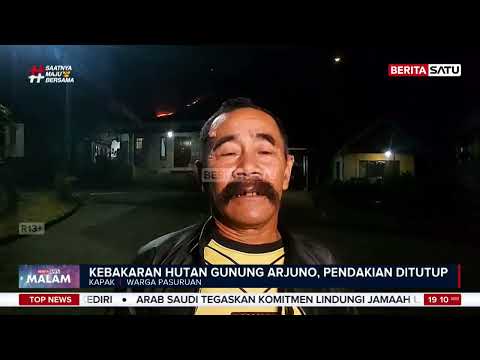 Pendakian Gunung Arjuno Ditutup Imbas Kebakaran Hutan #BeritasatuMalam