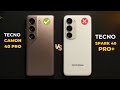 Tecno Spark 40 Pro Plus vs Tecno Camon 40 Pro |Comparison & Speed Test | Helio G200 V Dimensity 7300