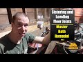 Sistering and Leveling Floor Joists - Master Bathroom Remodel Pt 03