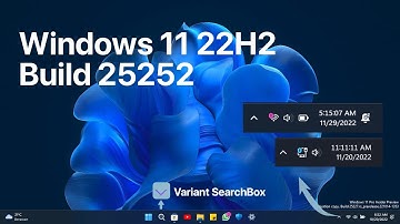 Windows 11 Build 25252 Dev Channel | Whats new on Taskbar ?
