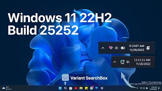 Windows 11 Build 25252 Dev Channel Whats New On Taskbar ?