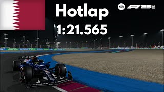 F1 25 Qatar Hotlap 121565 top 2 In The World