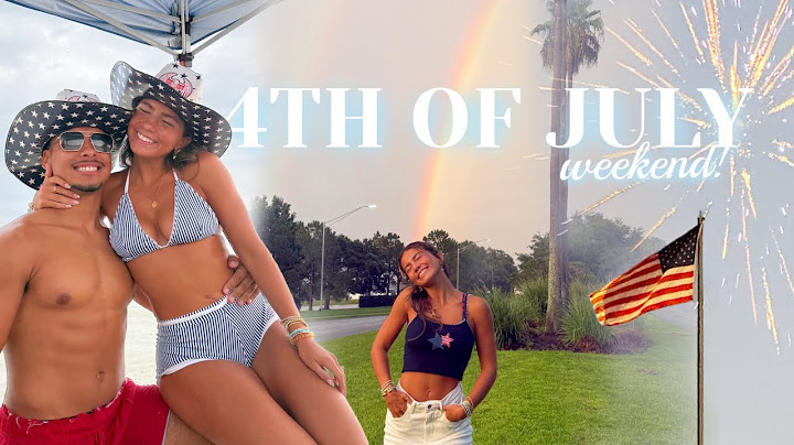4TH OF JULY WKND || Beach day, block party, fireworks, etc!