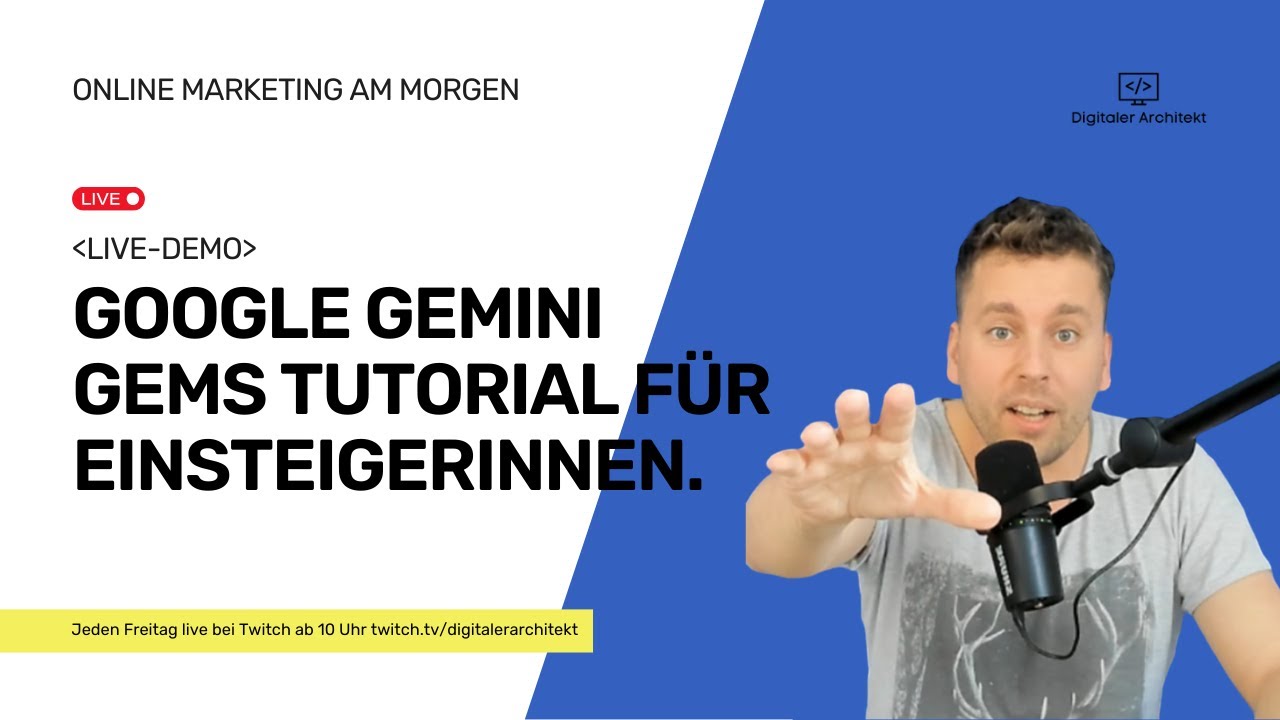 Gemini Gems Tutorial: AI-Assistenten erstellen ohne Code (Live-Demo)