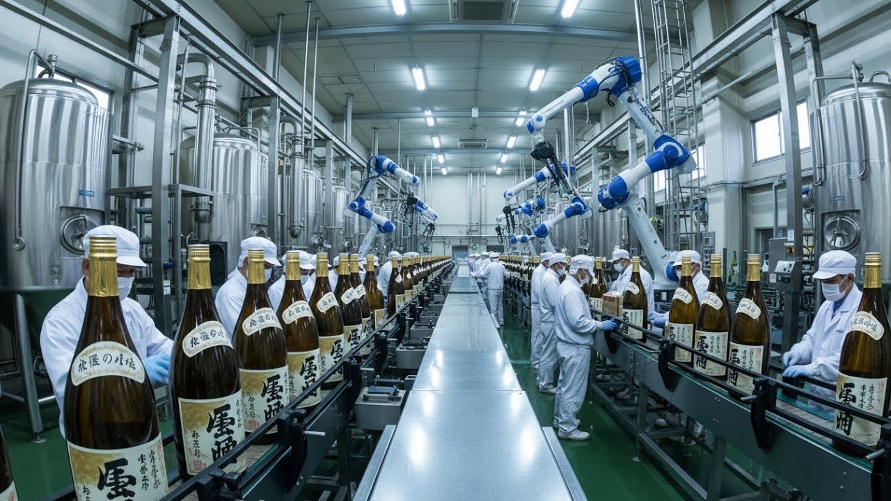 日本の酒蔵の内部へ──高級日本酒が生まれる全工程 - YouTube