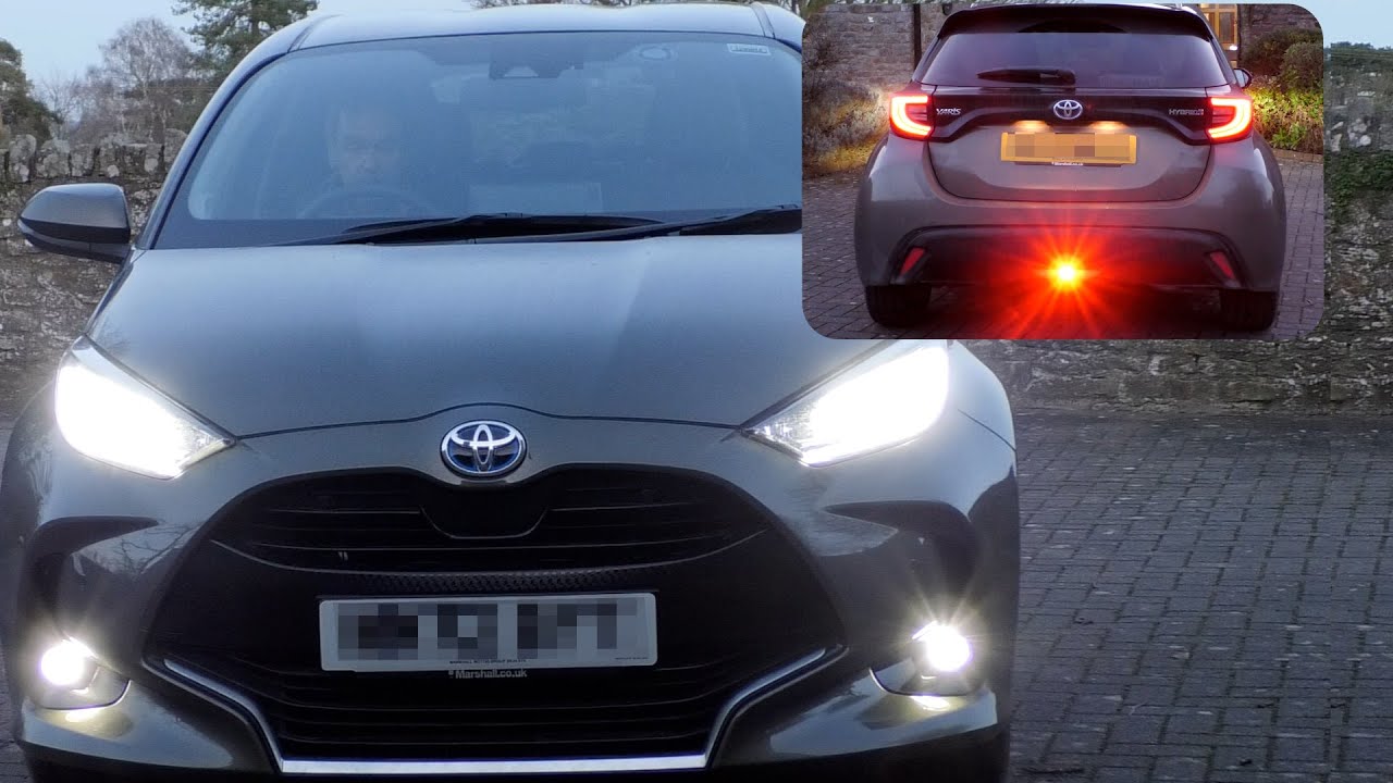 Toyota Excel: LED + Fog + Internal light - YouTube