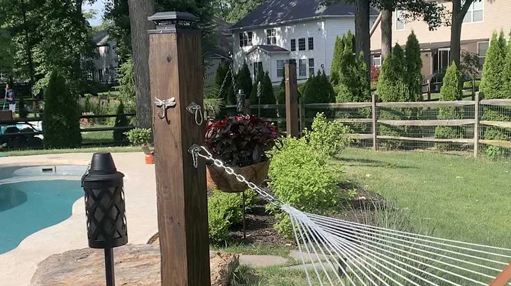 Cómo instalar un poste para hamaca en tu jardín
