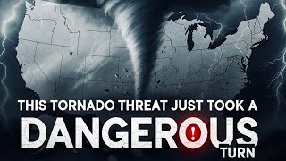 This Tornado Threat Just Took a Dangerous Turn ⚠️🌪️#SevereWeather #TornadoAlert #StormWarning