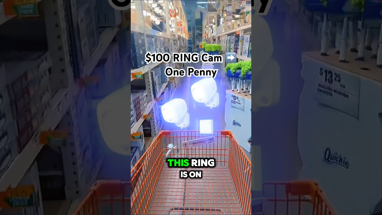 $100 RING Camera ➡️ One PENNY 