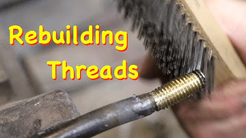 Rebuilding Threads in Restoring Wagon Front Axle | Engels Coach Shop