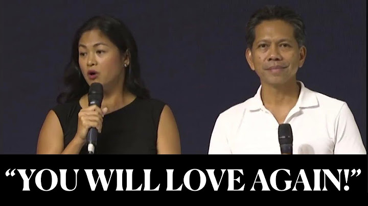 "Don't be sad. YOU WILL LOVE AGAIN" | Our Testimony at CCF Main | Ardy & Miriam #Redemption