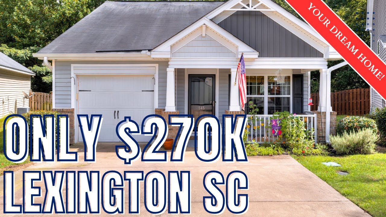 Stunning Lexington SC Home Tour | 145 Cambridge Hill Dr | Beamed Ceilings & Pool Community