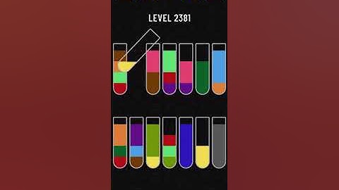 Water sort puzzle 2381