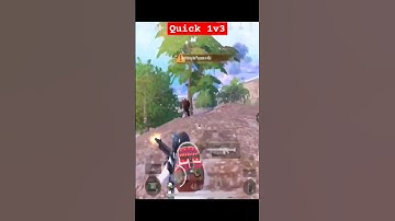 Quick 1v3 clutch #bgmi #1v3 #shortsfeed #shorts