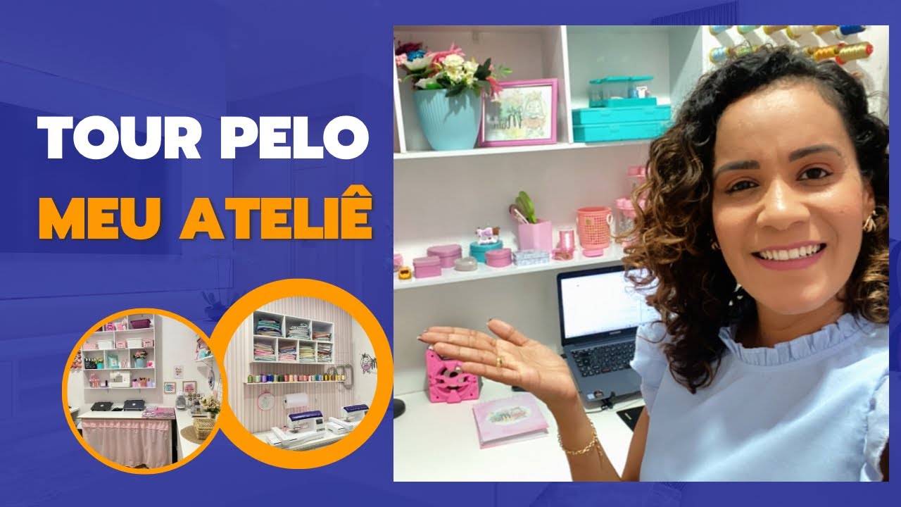 Tour pelo meu ateliê atualizado