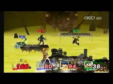 Super Smash Bros Brawl Wifi Battle #5 [Link - FFA] - | 6/19/2013 |