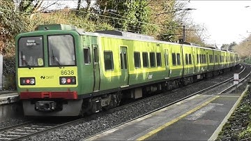 Irish Rail 8520 Class Dart Trains 8640 and 8638 - Raheny Station, Dublin