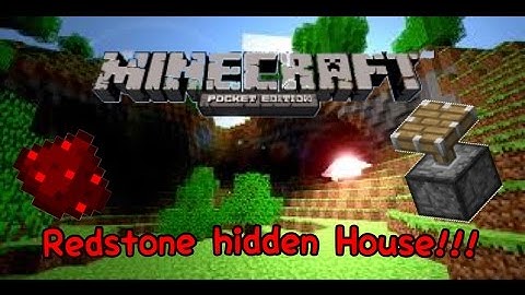 Redstone piston hidden home 0.15.0 | Minecraft PE