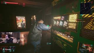 Shroud finds mizkif in cyberpunk 2077 - shroud
