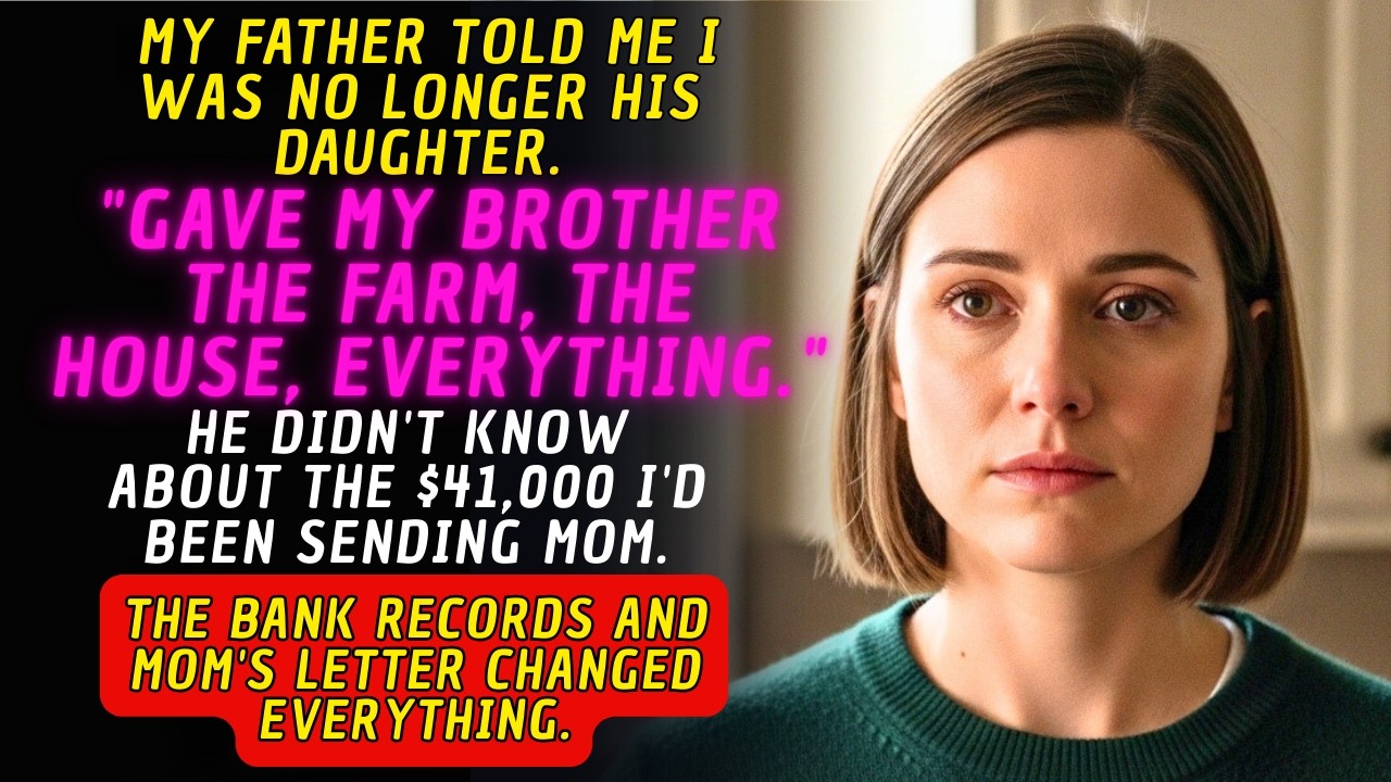 My Father Said I Abandoned Them and Gave My Brother Everything — The Bank Knew the Truth