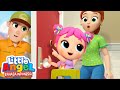 Tok Tok Siapakah Dibalik Pintu? | Kartun Anak | Little Angel Bahasa Indonesia